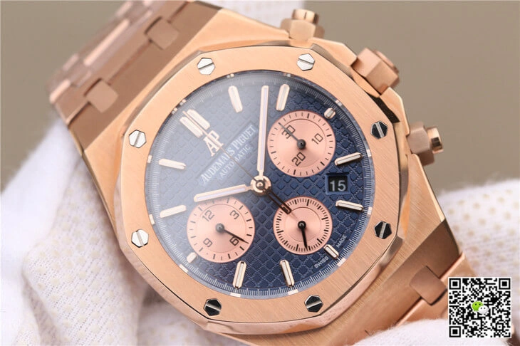 Audemars Piguet Royal Oak Chronograph 26331OR.OO.1220OR.01 OM Factory 1:1 Best Edition Replica Watch Blue Dial